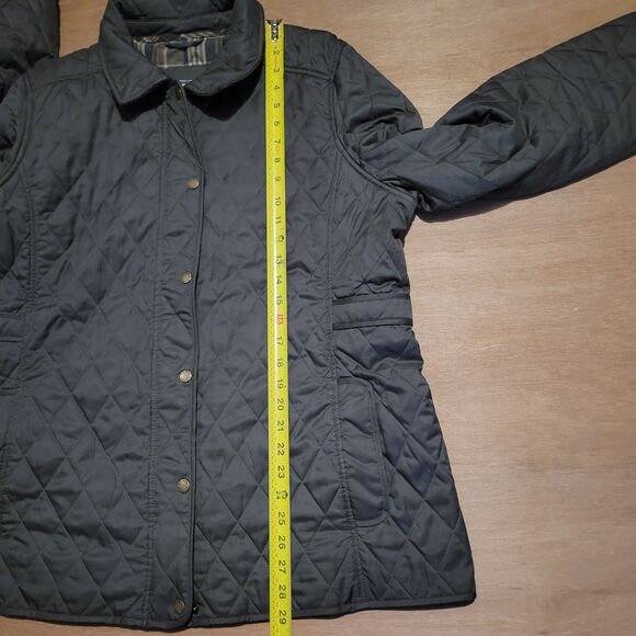 LL Bean Quilted Riding Jacket Olive Green Size XL Regular Womens Sports Coat - Picture 5 of 13